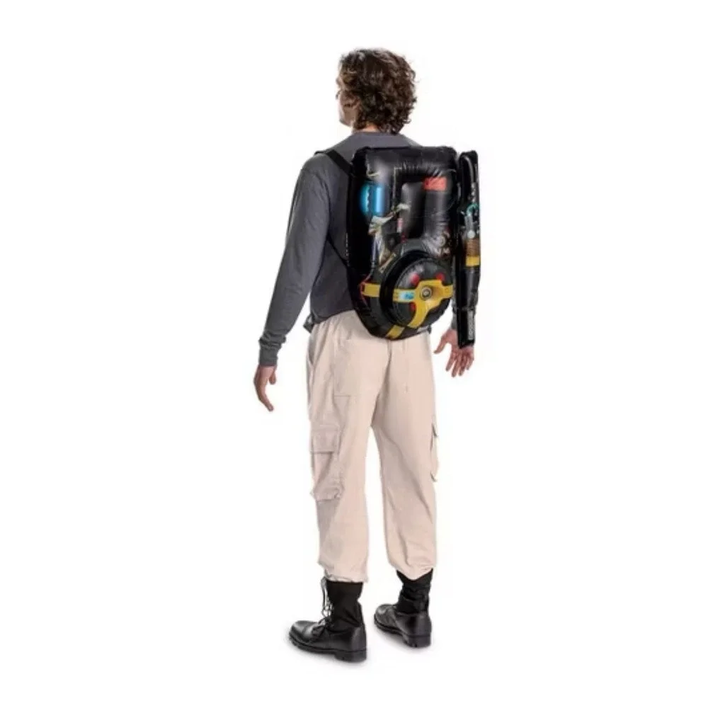 GHOSTBUSTERS Frozen Empire INFLATABLE PROTON PACK w Badge  Halloween Costume Kit